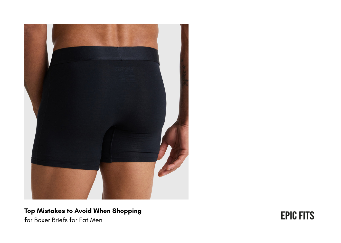 Top Mistakes to Avoid When Shopping for Boxer Briefs for Fat Men