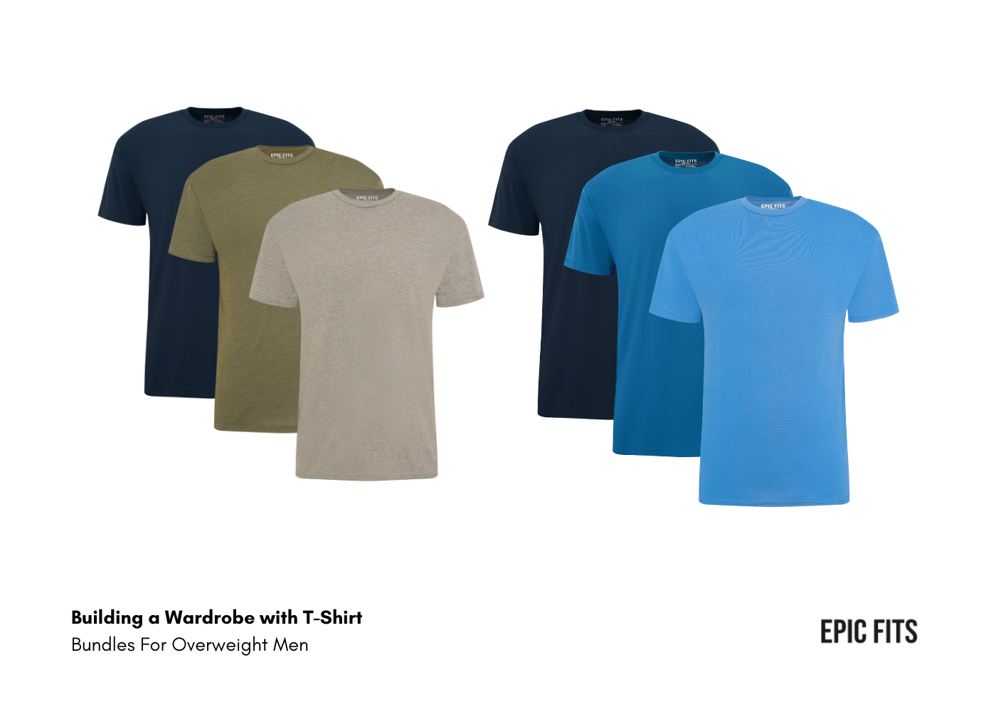 Tshirt wardrobe for over weight men