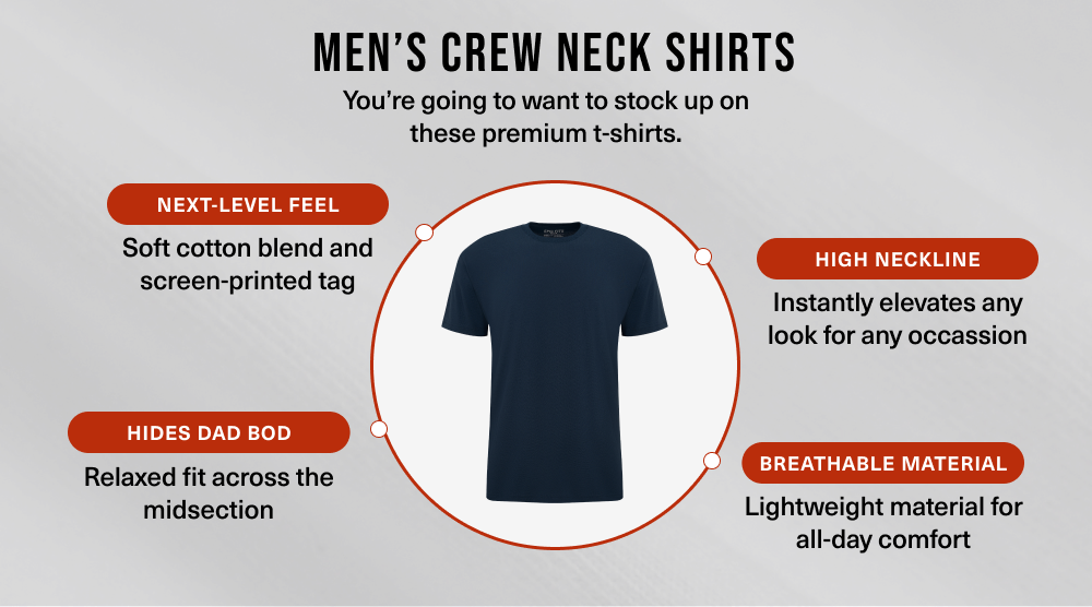 Mens Crew Neck T-Shirt