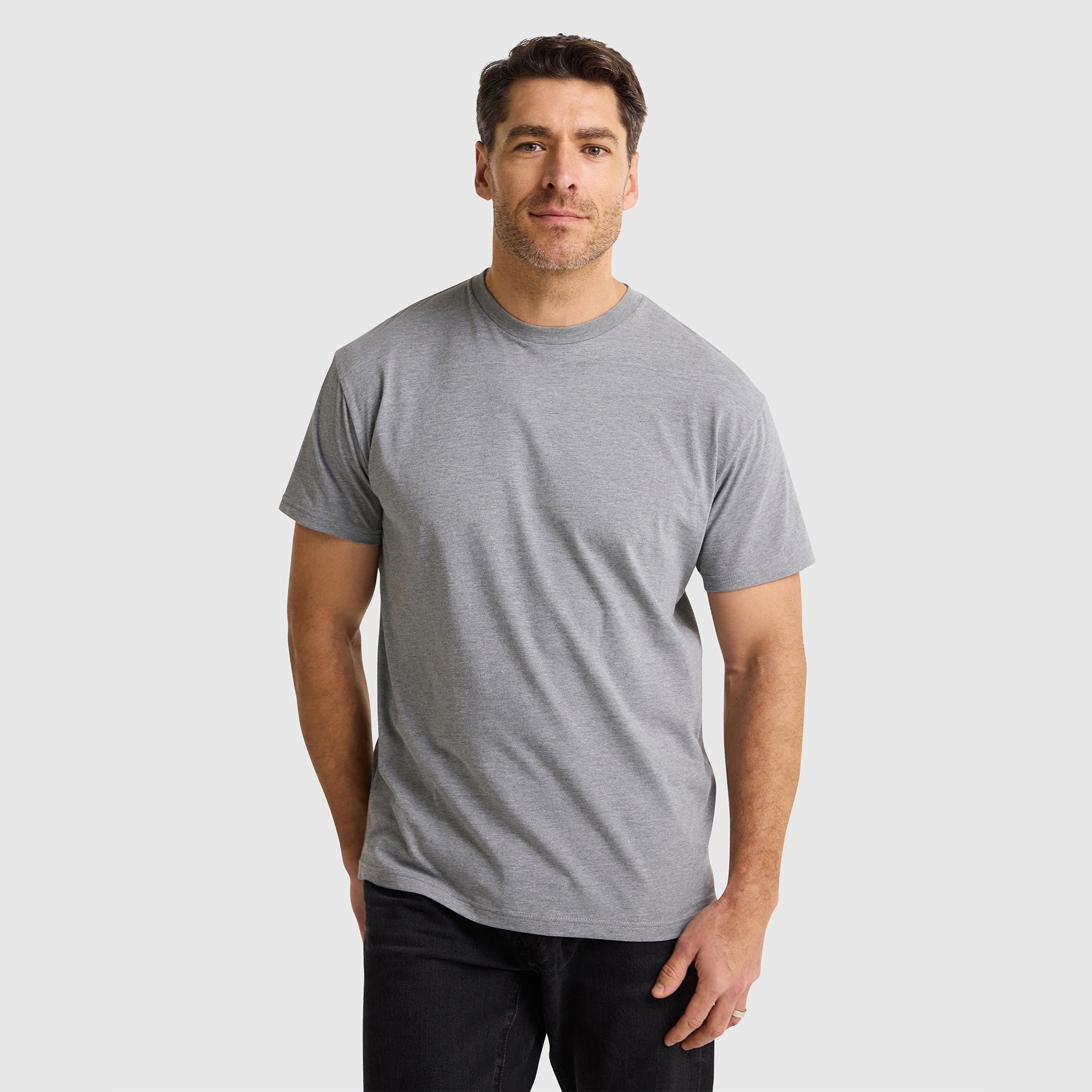 Heather Gray Crew Neck