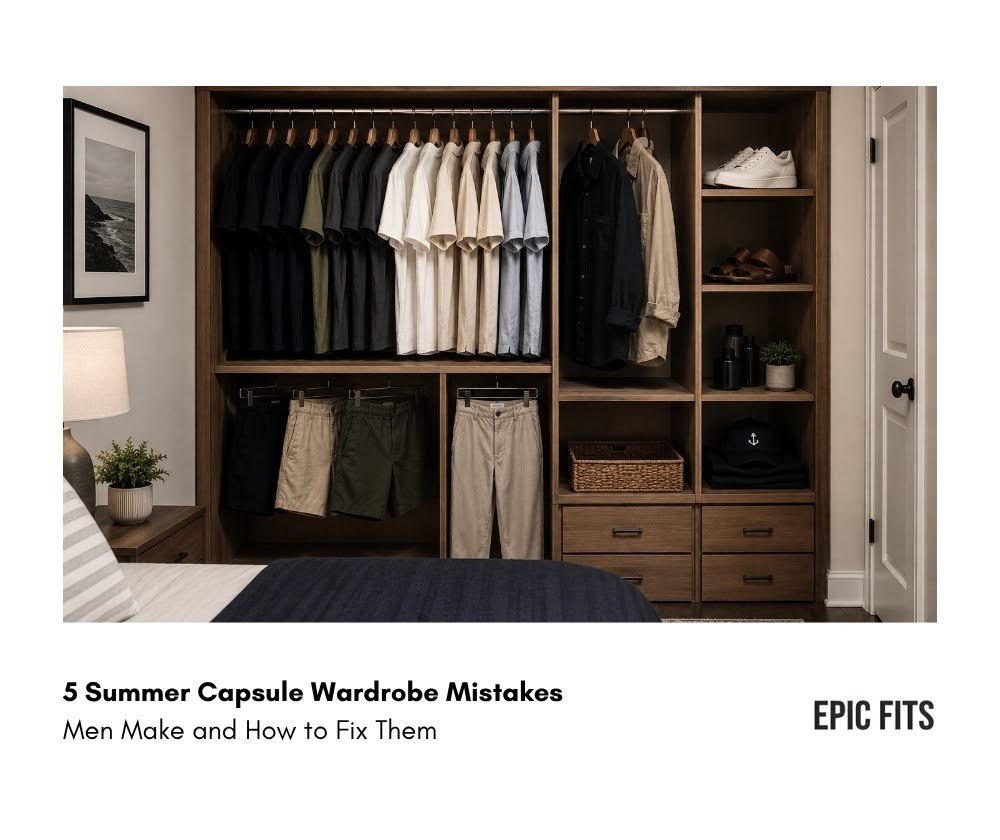 5 Summer Capsule Wardrobe Mistakes Men Make and How to Fix Them