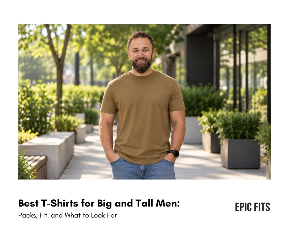 Best T-Shirts for Big and Tall Men: Packs, Fit, and What to Look For