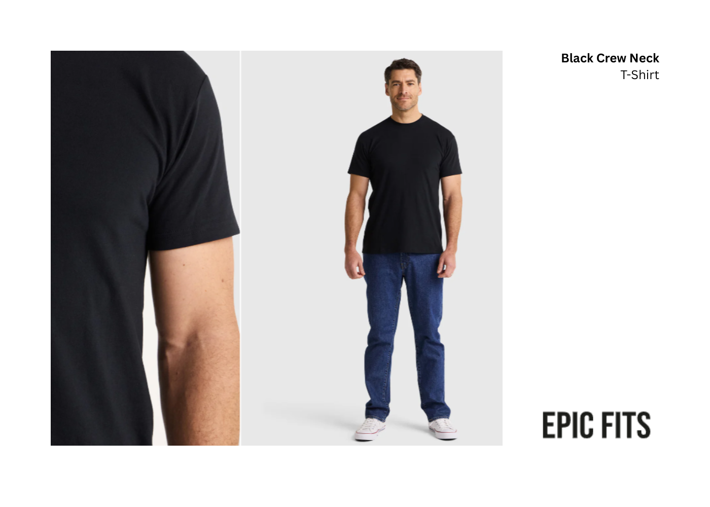 Black Crew Neck T-Shirts