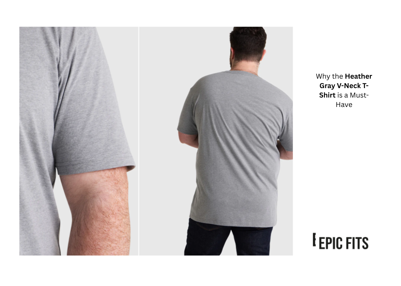 Heather Gray V-Neck T-Shirt