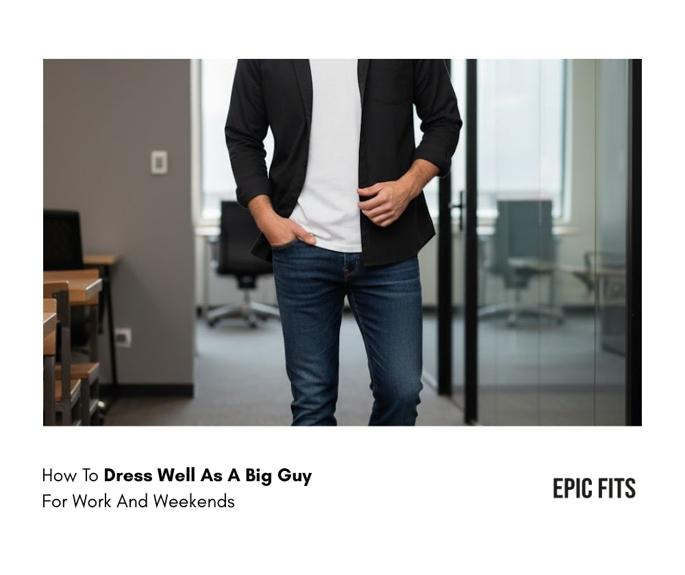 How To Dress Well As A Big Guy For Work And Weekends