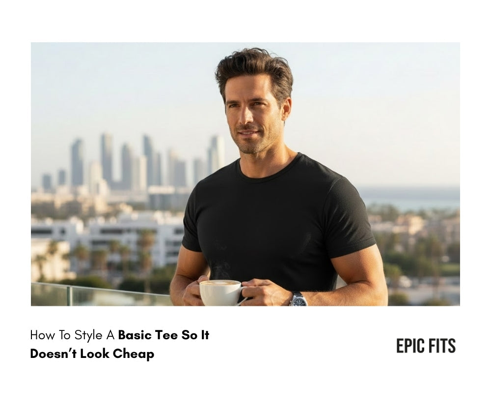 How To Style A Basic Tee So It Doesn't Look Cheap