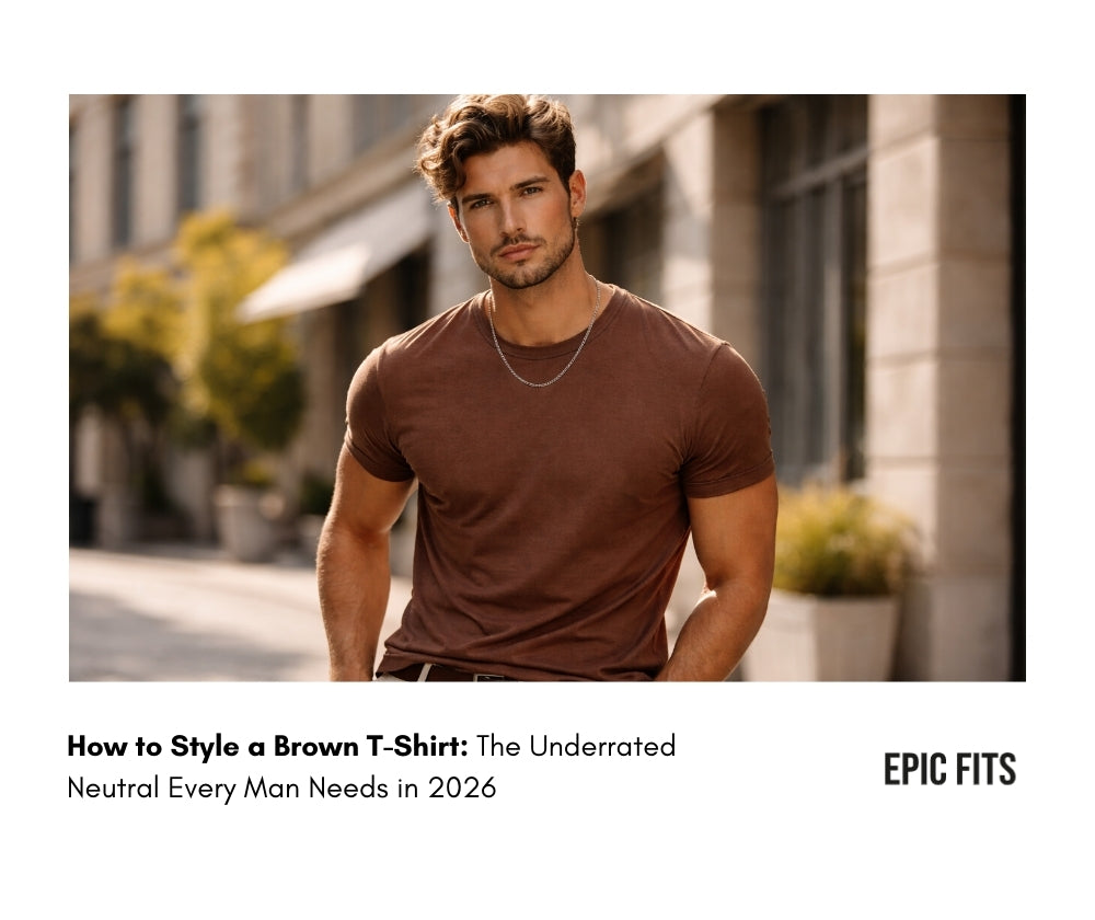 How to Style a Brown T-Shirt: Men's Outfit Ideas (2026)