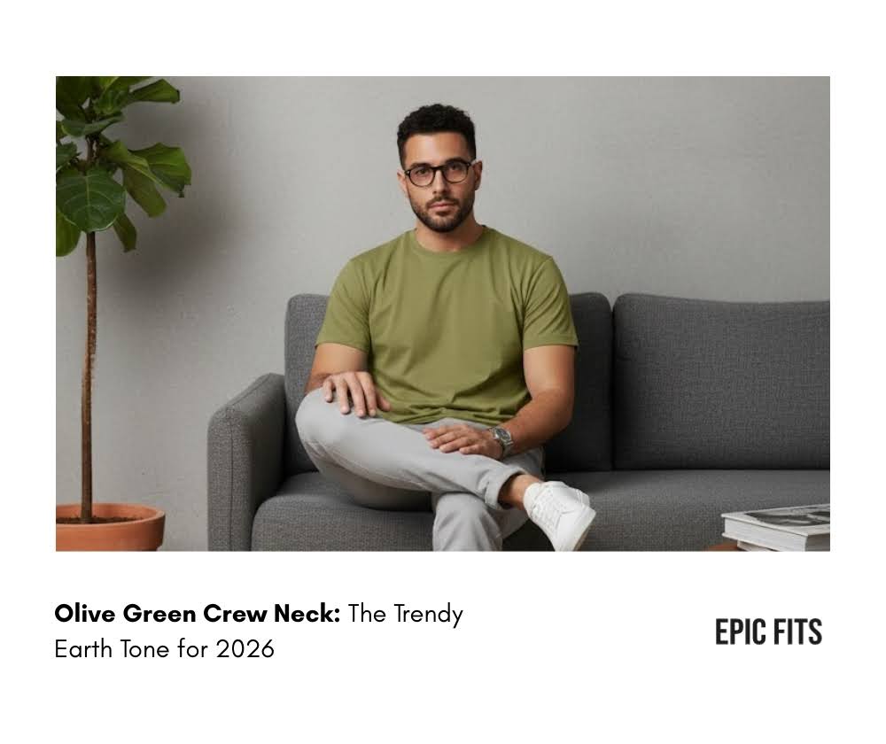 Olive Green Crew Neck: The Trendy Earth Tone for 2026