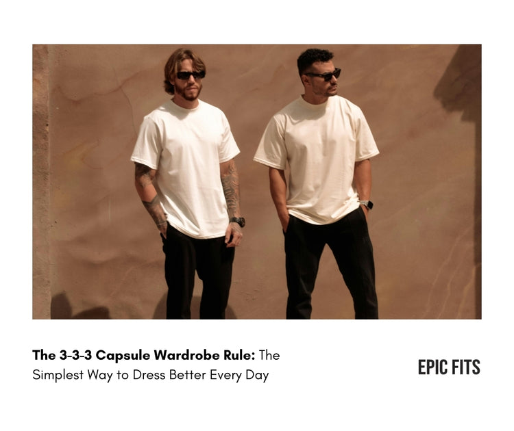  The 3-3-3 Capsule Wardrobe Rule for Men (2026)