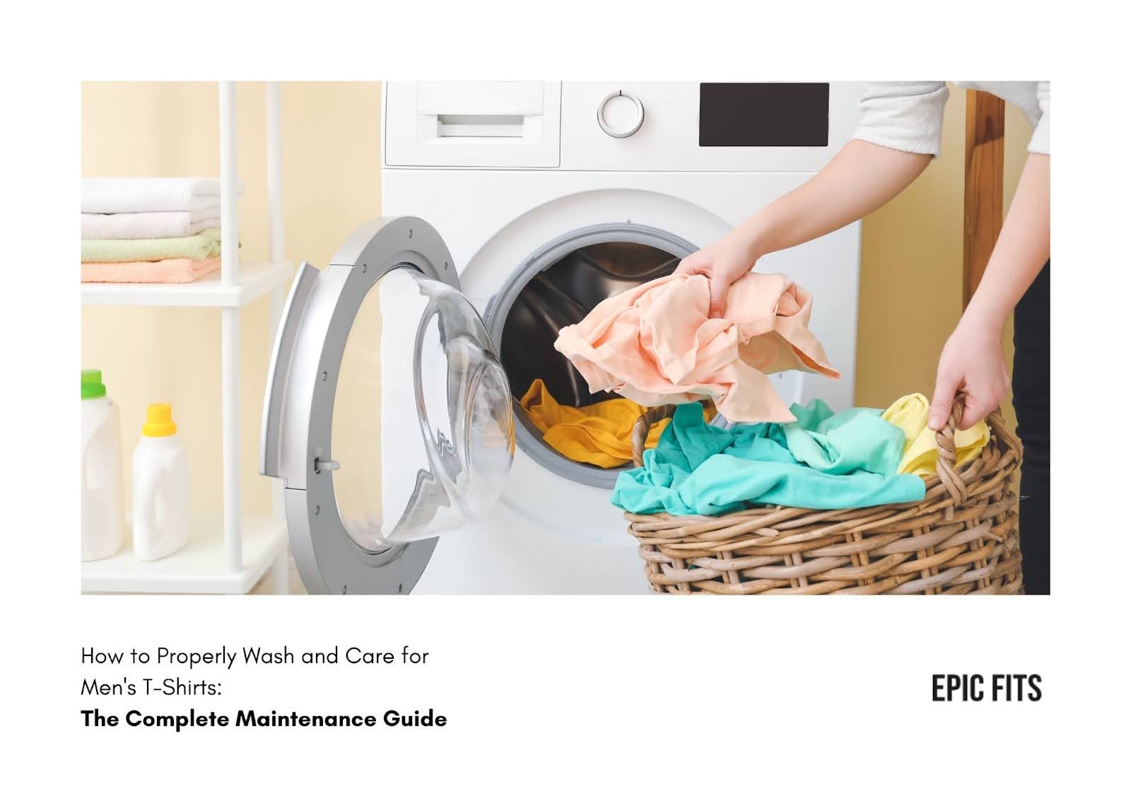 How to Properly Wash and Care for Men's T-Shirts: The Complete Maintenance Guide