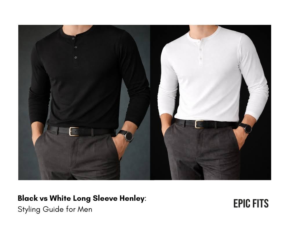  Black vs White Henley: Complete Men's Styling Guide 
