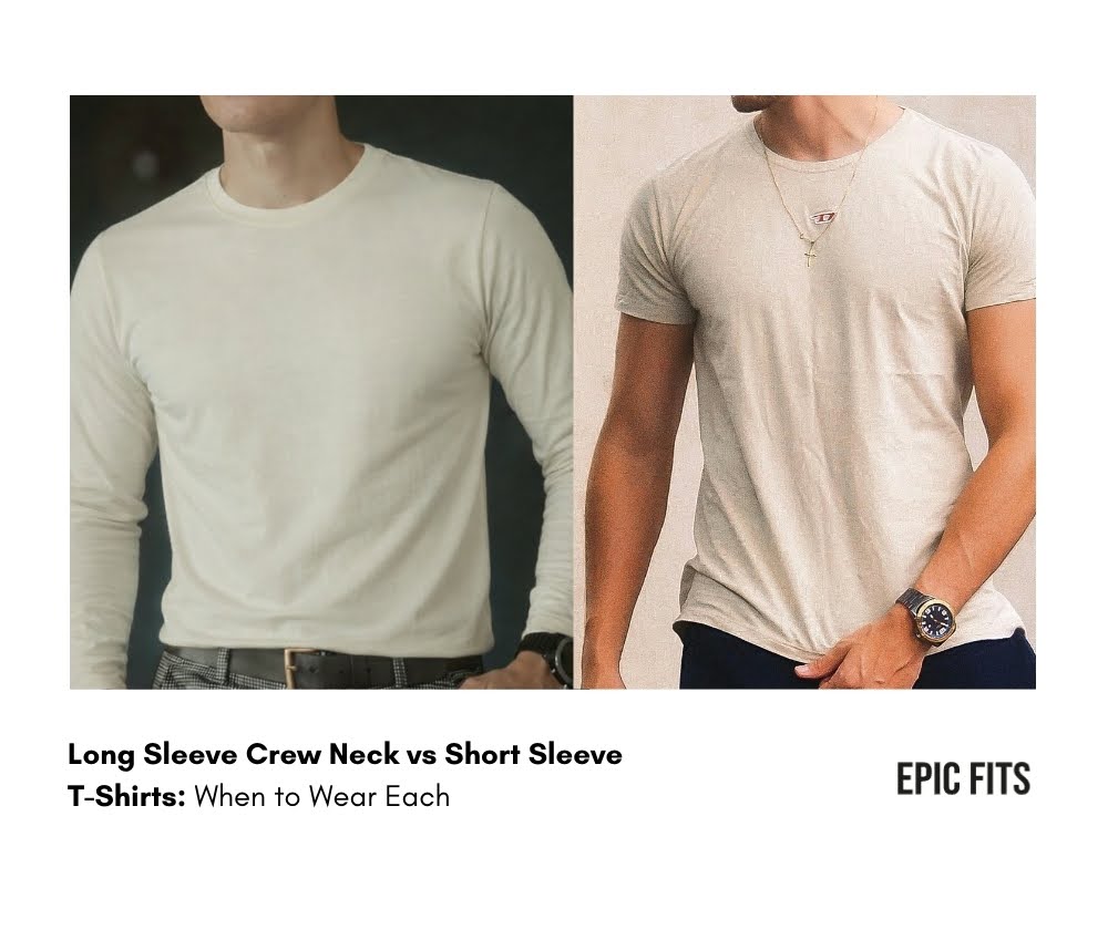  Long Sleeve vs Short Sleeve T-Shirts: When to Wear Each 