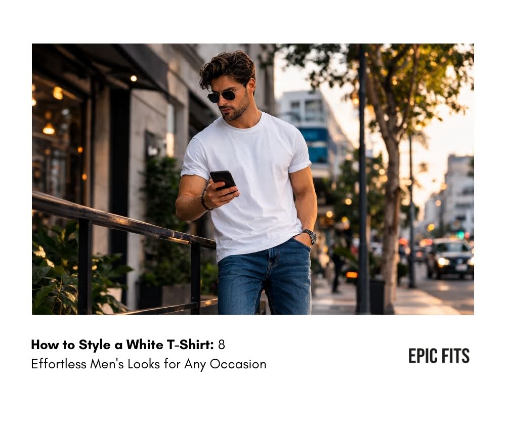  How to Style a White T-Shirt: 8 Men's Looks (2026)