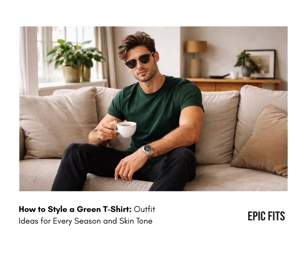  How to Style a Green T-Shirt: Men's Outfit Ideas (2026)