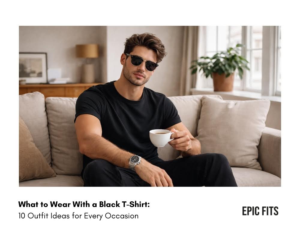 What to Wear With a Black T-Shirt: 10 Outfit Ideas