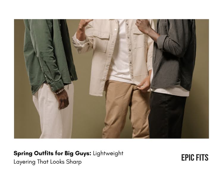 Spring Outfits for Big Guys: Layering Tips That Work