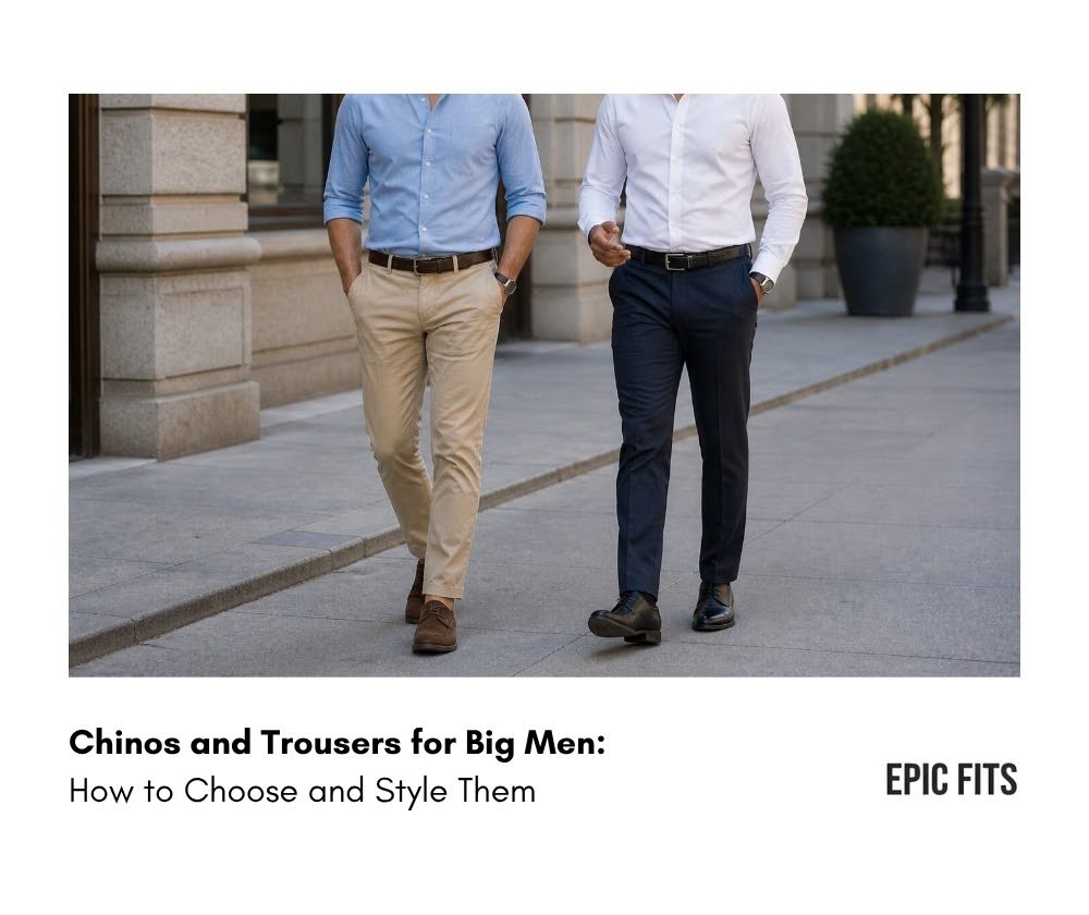 Chinos and Trousers for Big Men: How to Choose and Style Them