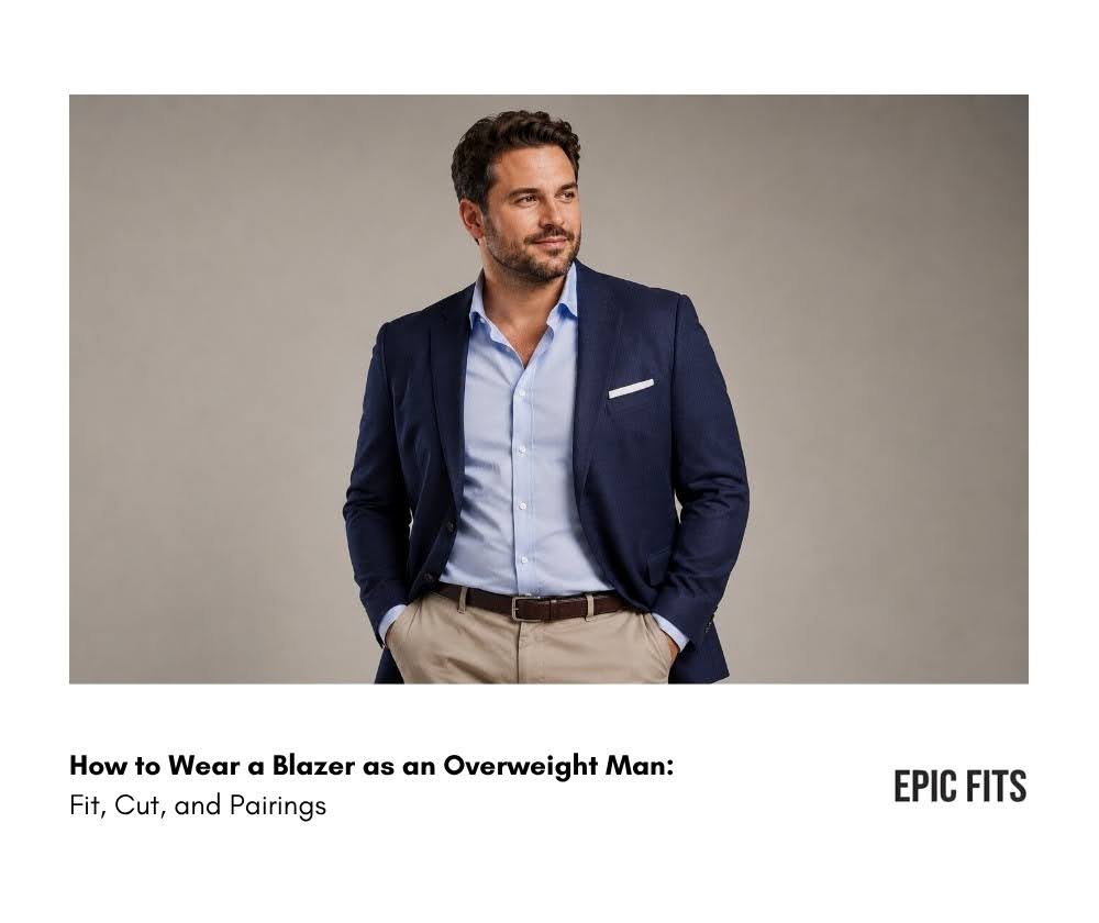 How to Wear a Blazer as an Overweight Man: Fit, Cut, and Pairings