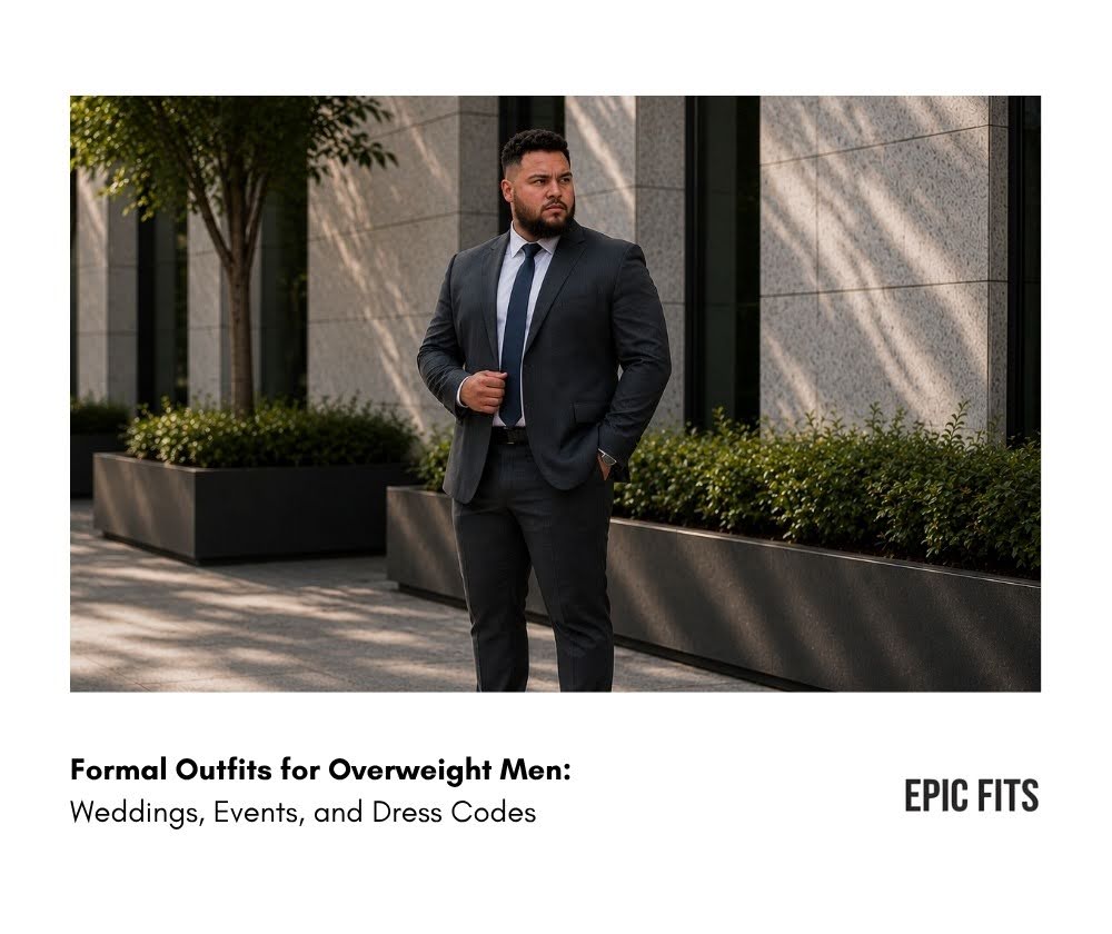 Formal Outfits for Overweight Men: Weddings, Events, and Dress Codes
