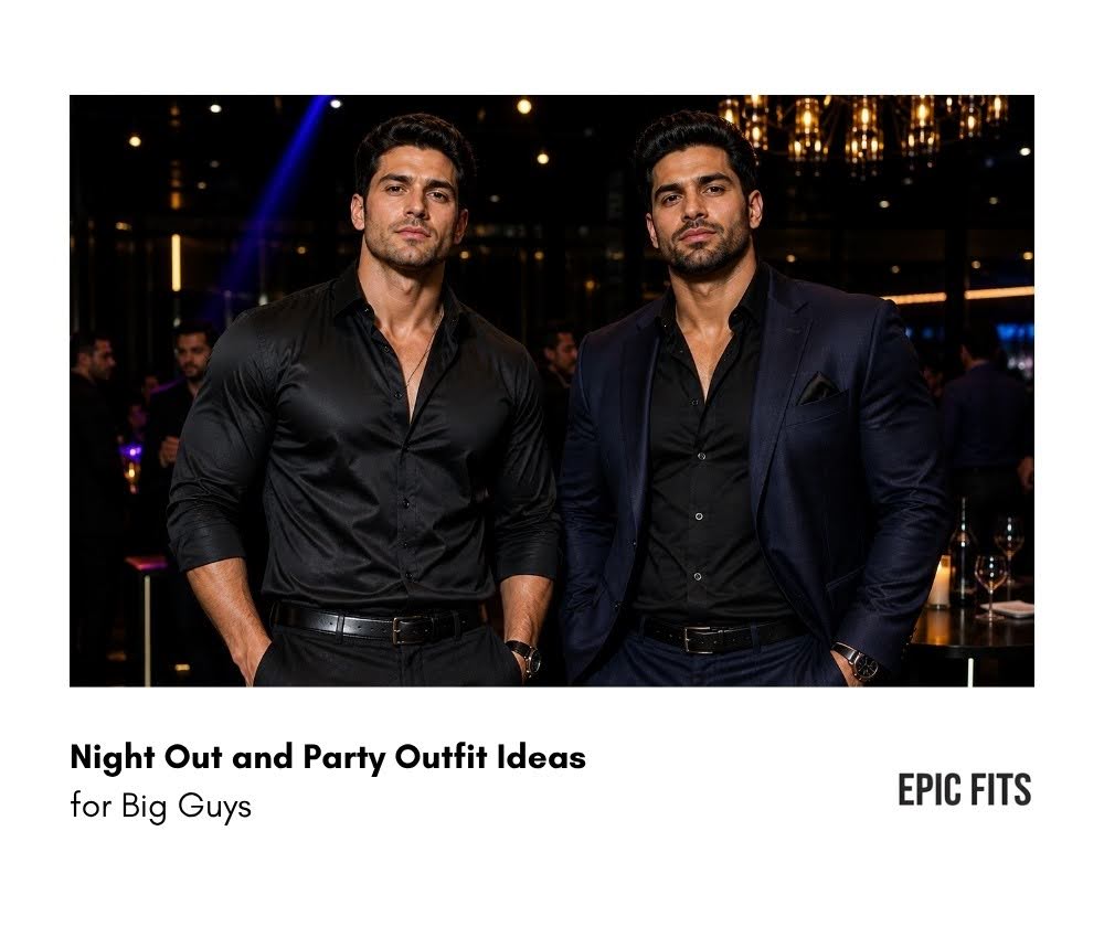 Night Out and Party Outfit Ideas for Big Guys: A Guide 