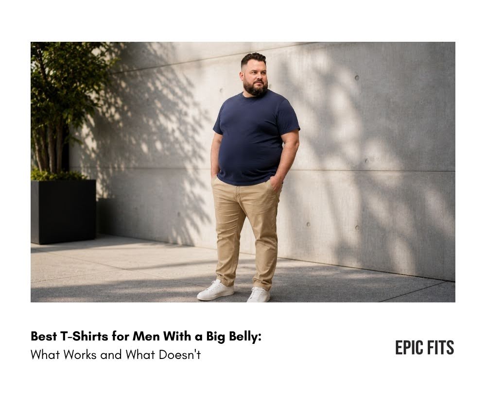 Best T-Shirts for Men With a Big Belly: What Works 