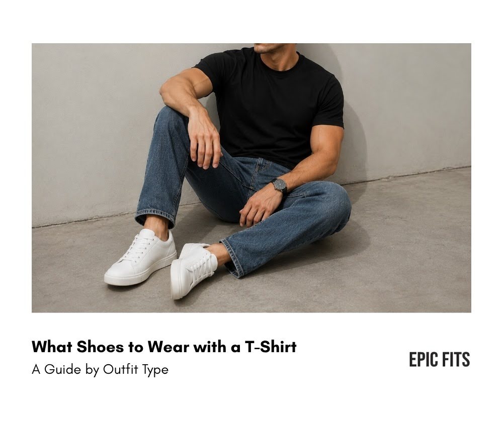 What Shoes to Wear with a T-Shirt: A Guide by Outfit Type
