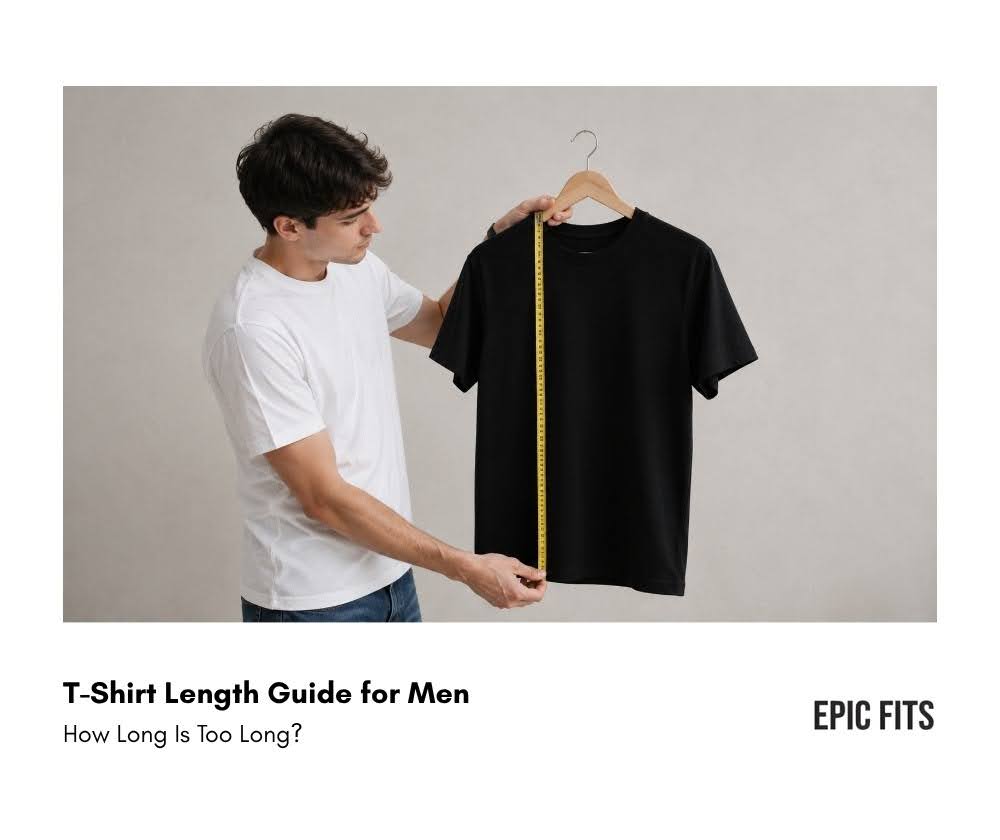 T-Shirt Length Guide for Men: How Long Is Too Long?