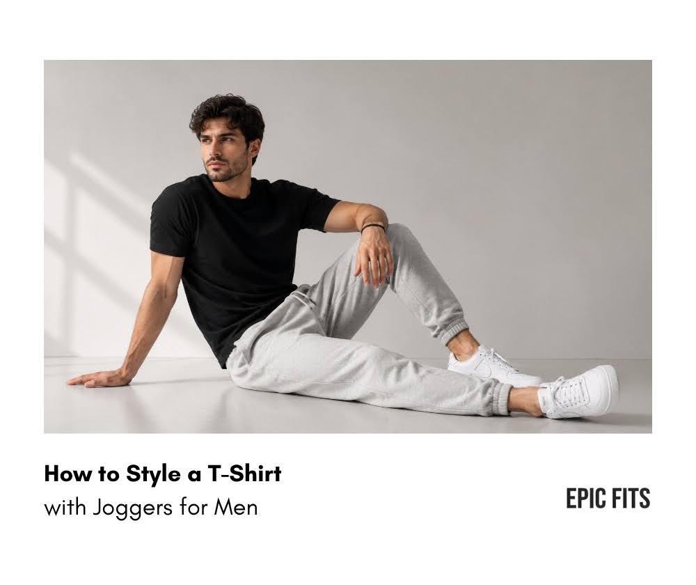 How to Style a T-Shirt with Joggers for Men