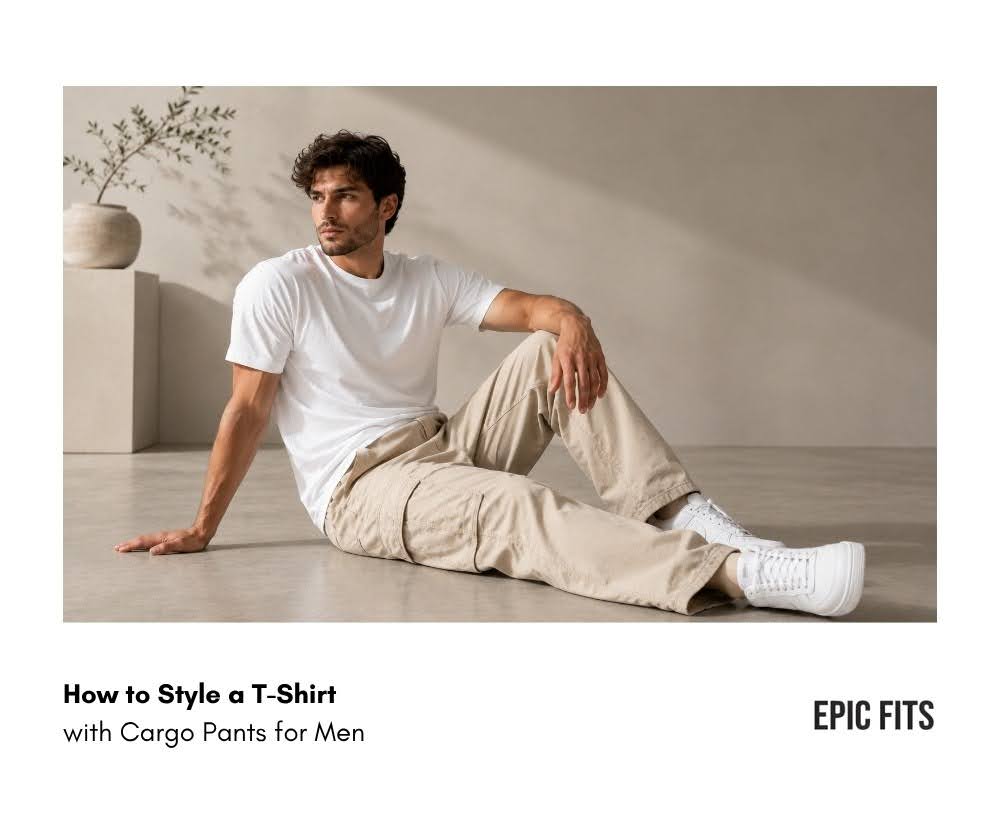 How to Style a T-Shirt with Cargo Pants for Men