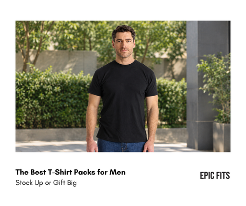 The Best T-Shirt Packs for Men: Stock Up or Gift Big