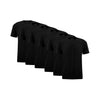 All Black Crew Neck 6-Pack