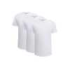 All White Curved Hem Crew Neck 3-Pack