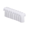 All White Curved Hem Crew Neck 9-Pack