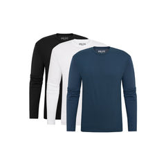 Standard Long Sleeve Crew Neck 3-Pack