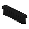 All Black V-Neck 9-pack