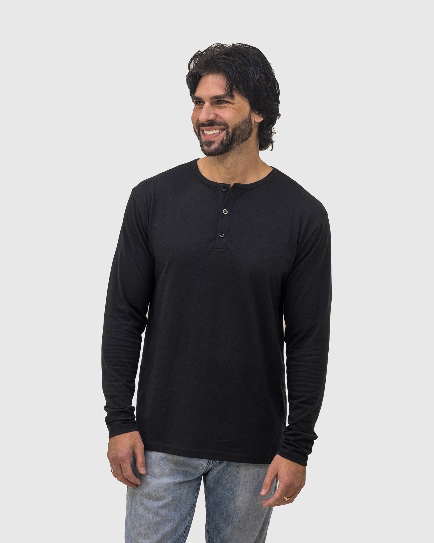 Men's Standard Long Sleeve Henley T-Shirts 3-Pack – EPIC FITS