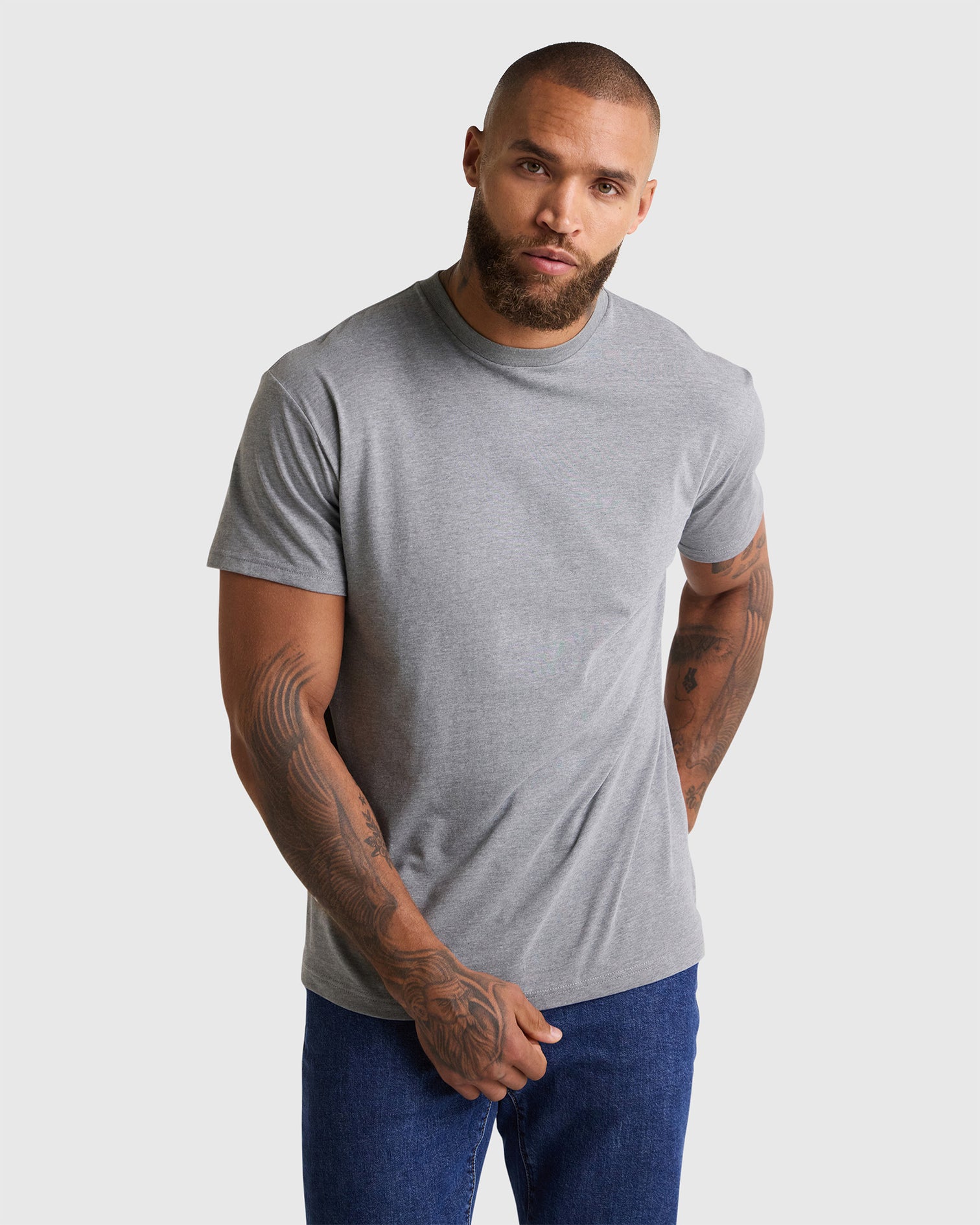 Ethan Crew Neck Shirt in Yellow main image 0
