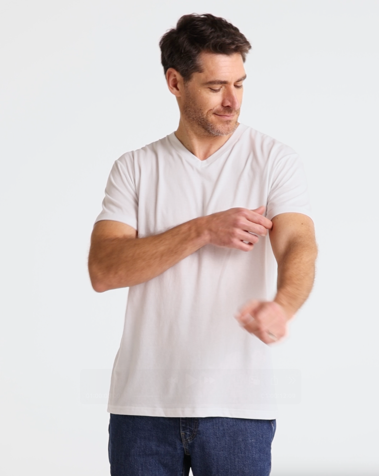 Shop White V-Neck Men's T-Shirt – Premium Quality & Comfortable Fit ...