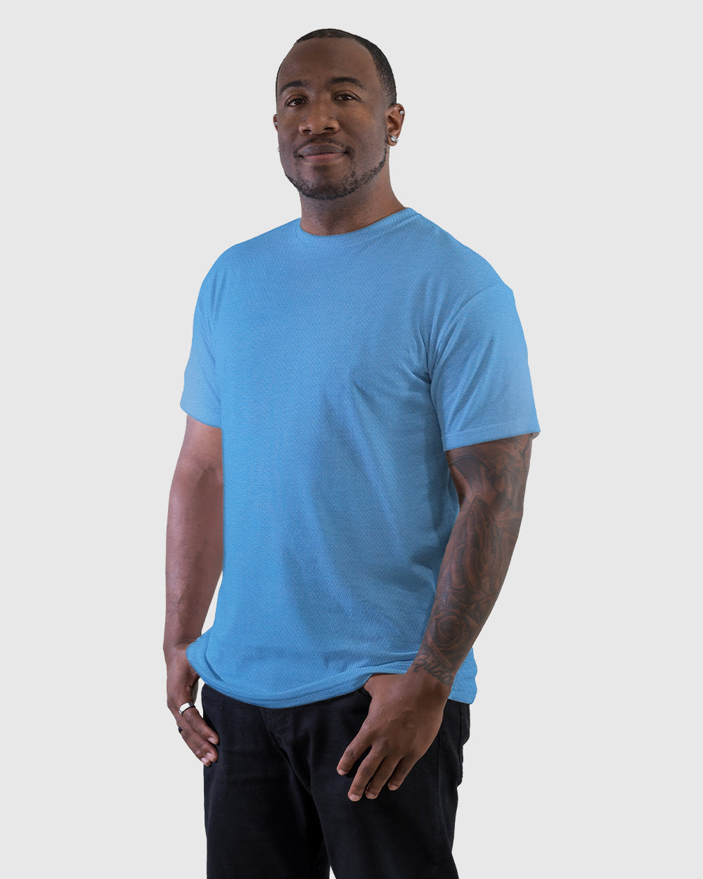 Sky Blue Crew Neck